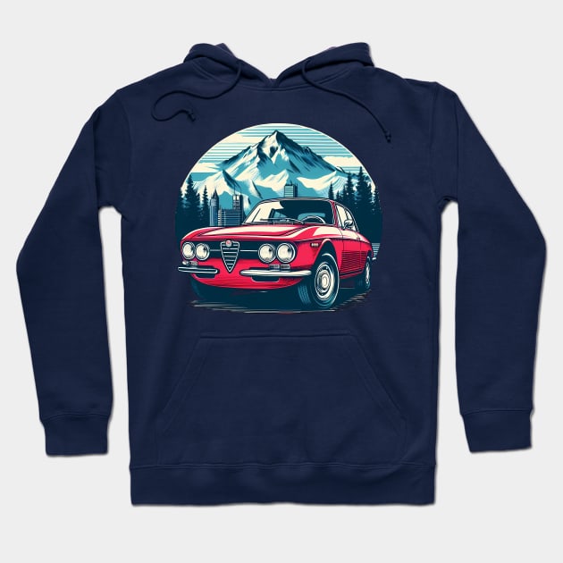 Alfa Romeo 2000 GTV Hoodie by TaevasDesign